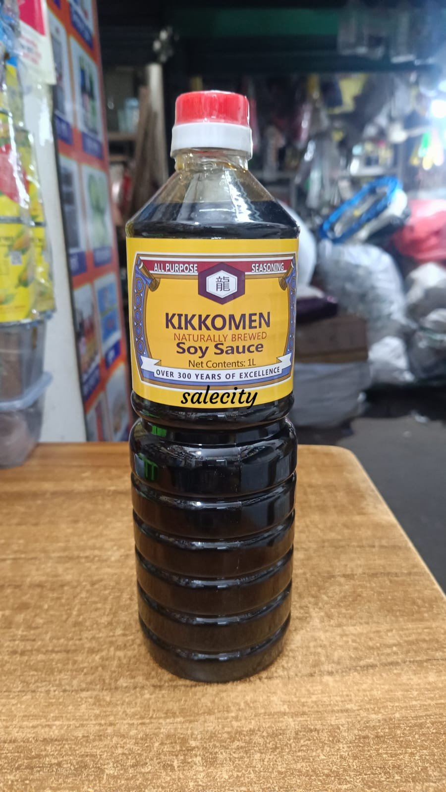 Kikkoman Naturally Brewed Soy Sauce (China)- 1 L